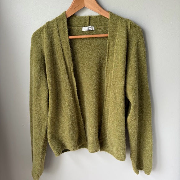 luck & cie Sweaters - Luck & Cie Womens Alpaca Blend Cardigan Green Size Medium-made In Italy- France